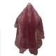 MANTILLA 60X120 TRIANGULAR CEREZA 101